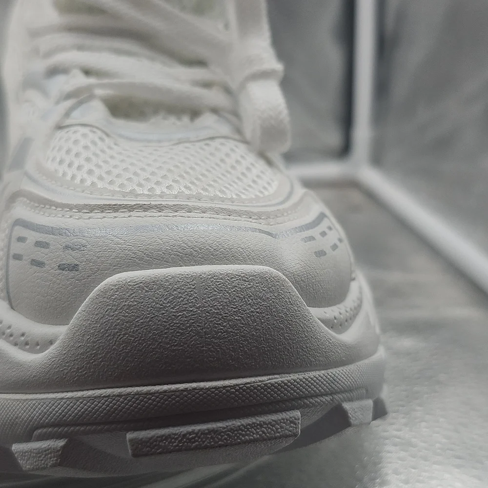 A Women Non Brand White Sneaker Tennis Athletic Shoes 10.5